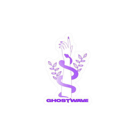 Ghostwave Sticker "Hand" Purple