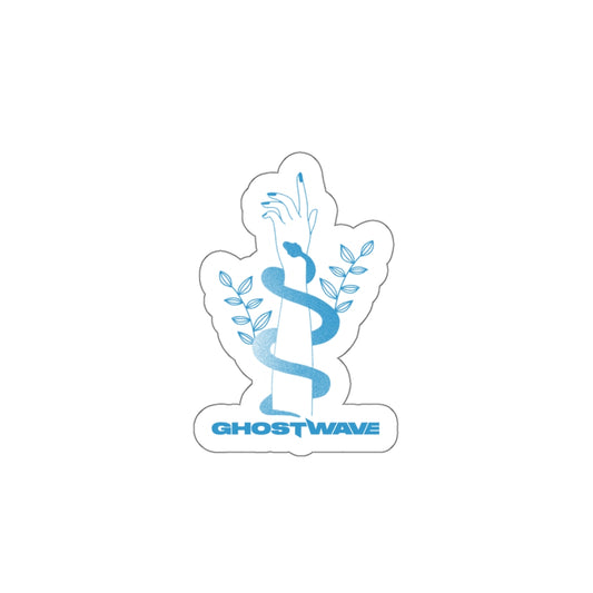 Ghostwave "Hand" Sticker Blue