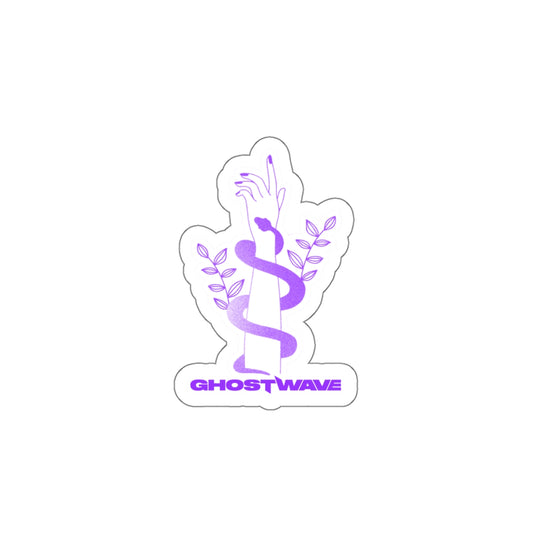 Ghostwave "Hand" Sticker Purple