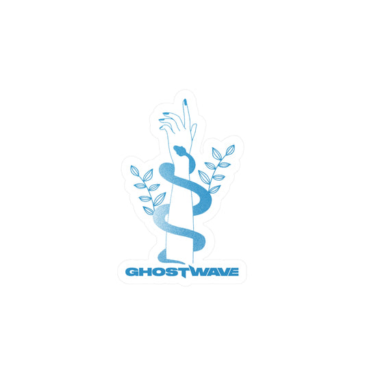 Ghostwave Sticker "Hand" Blue